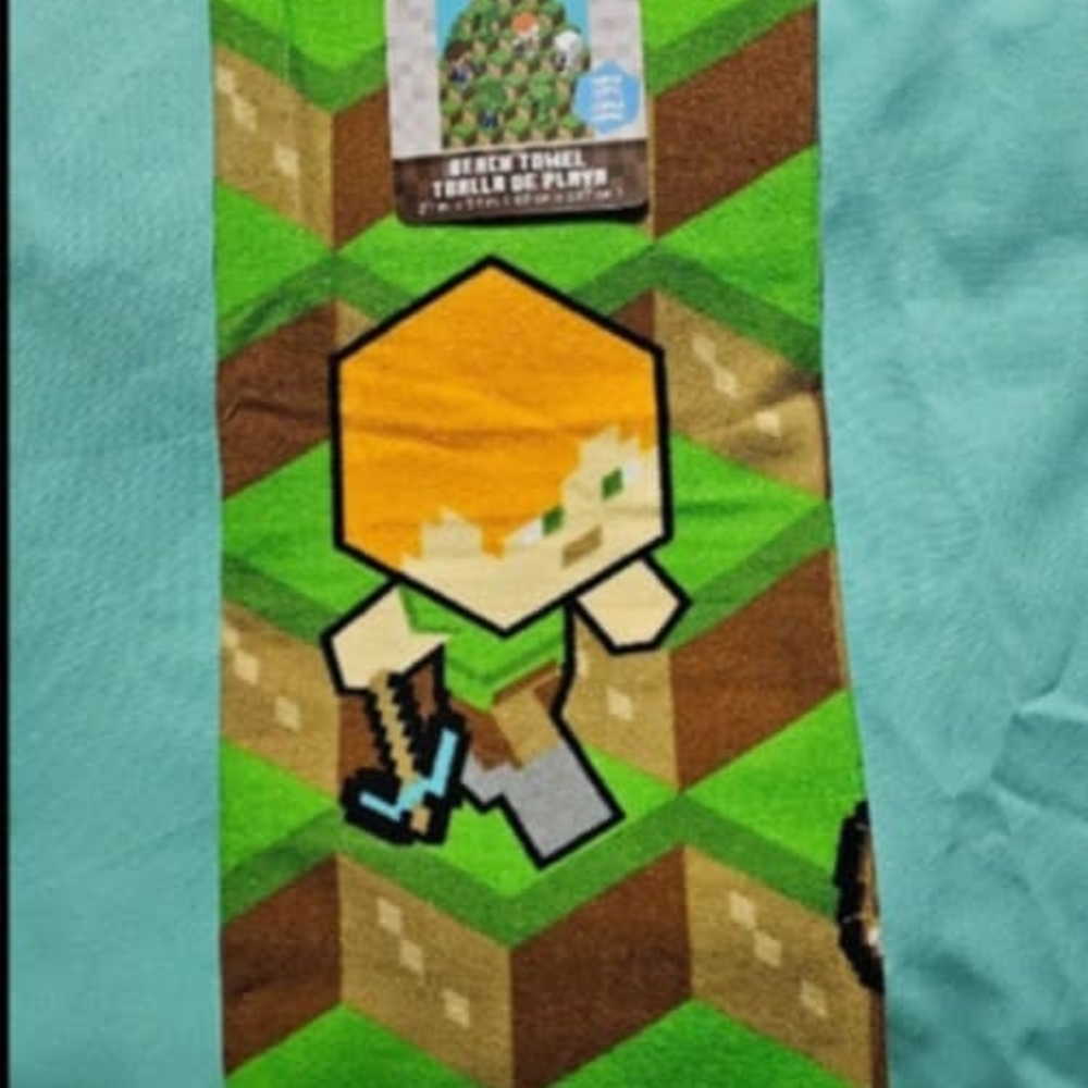 MINECRAFT BEACH TOWEL